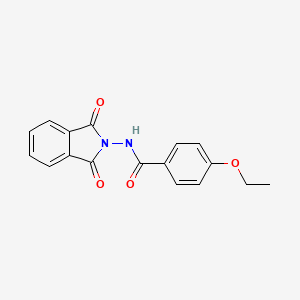 molecular formula C17H14N2O4 B5730224 N-(1,3-dioxo-1,3-dihydro-2H-isoindol-2-yl)-4-ethoxybenzamide 