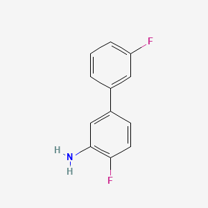 molecular formula C12H9F2N B573024 3',4-Difluorobiphenyl-3-amine CAS No. 1214339-26-0