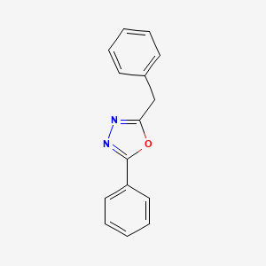 molecular formula C15H12N2O B5730343 2-benzyl-5-phenyl-1,3,4-oxadiazole 