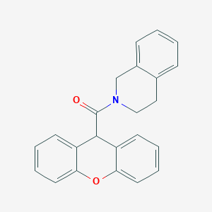 molecular formula C23H19NO2 B5730351 2-(9H-xanthen-9-ylcarbonyl)-1,2,3,4-tetrahydroisoquinoline 