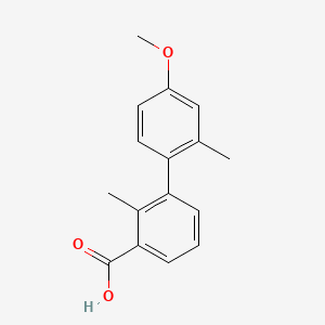 3-(4-Methoxy-2-methylphenyl)-2-methylbenzoic acid
