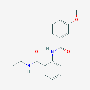 N-isopropyl-2-[(3-methoxybenzoyl)amino]benzamide