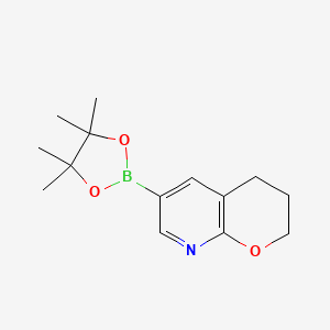 6-(4,4,5,5-Tetramethyl-1,3,2-dioxaborolan-2-yl)-3,4-dihydro-2H-pyrano[2,3-b]pyridine