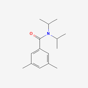 molecular formula C15H23NO B5730455 N,N-二异丙基-3,5-二甲基苯甲酰胺 