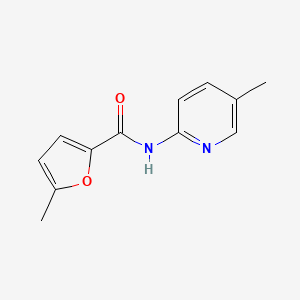molecular formula C12H12N2O2 B5730585 5-methyl-N-(5-methyl-2-pyridinyl)-2-furamide 