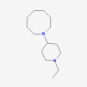 molecular formula C14H28N2 B5730673 1-(1-ethyl-4-piperidinyl)azocane 