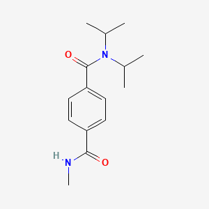 molecular formula C15H22N2O2 B5730701 N,N-diisopropyl-N'-methylterephthalamide 