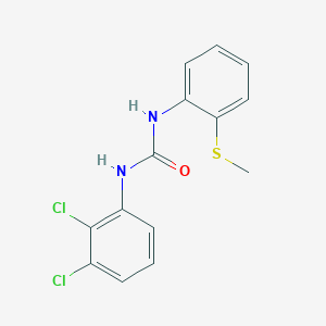 molecular formula C14H12Cl2N2OS B5730733 N-(2,3-dichlorophenyl)-N'-[2-(methylthio)phenyl]urea 