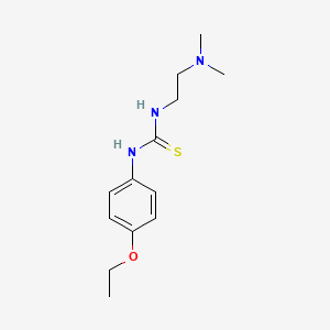 molecular formula C13H21N3OS B5730753 N-[2-(dimethylamino)ethyl]-N'-(4-ethoxyphenyl)thiourea 