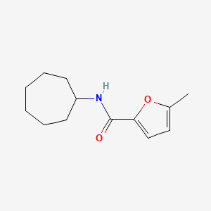 N-cycloheptyl-5-methyl-2-furamide
