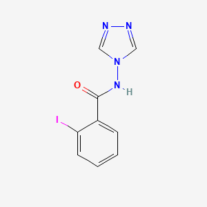 molecular formula C9H7IN4O B5730858 2-iodo-N-4H-1,2,4-triazol-4-ylbenzamide 
