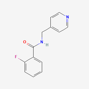2-fluoro-N-(4-pyridinylmethyl)benzamide