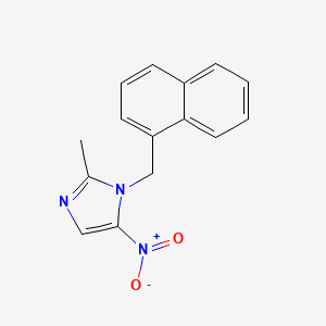 2-methyl-1-(1-naphthylmethyl)-5-nitro-1H-imidazole