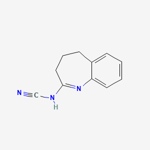 molecular formula C11H11N3 B5731039 1,3,4,5-tetrahydro-2H-1-benzazepin-2-ylidenecyanamide 