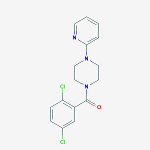 molecular formula C16H15Cl2N3O B5731146 1-(2,5-dichlorobenzoyl)-4-(2-pyridinyl)piperazine 