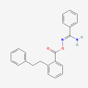 N'-{[2-(2-phenylethyl)benzoyl]oxy}benzenecarboximidamide