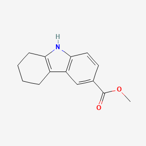 molecular formula C14H15NO2 B5731222 methyl 2,3,4,9-tetrahydro-1H-carbazole-6-carboxylate CAS No. 302557-44-4