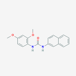 molecular formula C19H18N2O3 B5731284 N-(2,4-dimethoxyphenyl)-N'-2-naphthylurea 