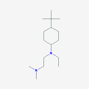 molecular formula C16H34N2 B5731311 (4-tert-butylcyclohexyl)[2-(dimethylamino)ethyl]ethylamine 