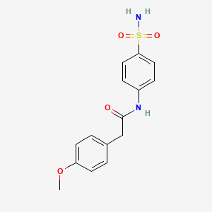 N-[4-(aminosulfonyl)phenyl]-2-(4-methoxyphenyl)acetamide