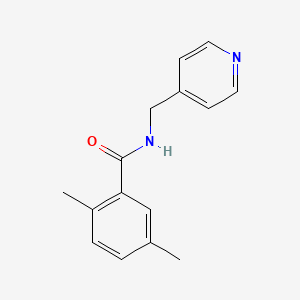 molecular formula C15H16N2O B5731367 2,5-dimethyl-N-(4-pyridinylmethyl)benzamide 
