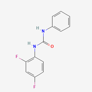 molecular formula C13H10F2N2O B5731369 N-(2,4-difluorophenyl)-N'-phenylurea 