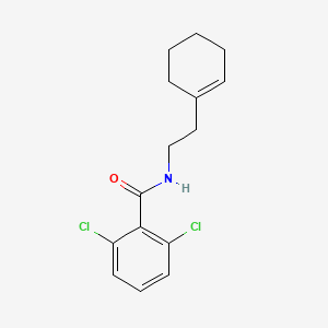 2,6-dichloro-N-[2-(1-cyclohexen-1-yl)ethyl]benzamide