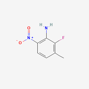 molecular formula C7H7FN2O2 B573144 2-Fluoro-3-methyl-6-nitroaniline CAS No. 1261676-68-9
