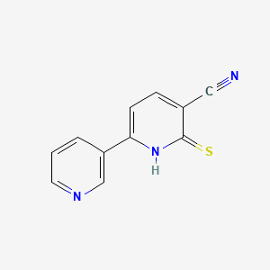 molecular formula C11H7N3S B5731441 6-thioxo-1,6-dihydro-2,3'-bipyridine-5-carbonitrile 
