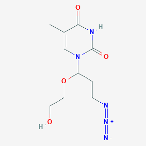 B057315 1-(1-(2-Hydroxyethoxy)-3-azidopropyl)thymine CAS No. 117068-45-8