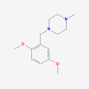 molecular formula C14H22N2O2 B5731518 1-(2,5-dimethoxybenzyl)-4-methylpiperazine 