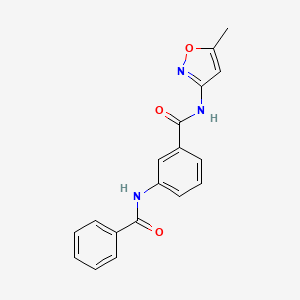 3-(benzoylamino)-N-(5-methyl-3-isoxazolyl)benzamide