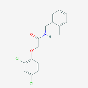 molecular formula C16H15Cl2NO2 B5731649 2-(2,4-dichlorophenoxy)-N-(2-methylbenzyl)acetamide 
