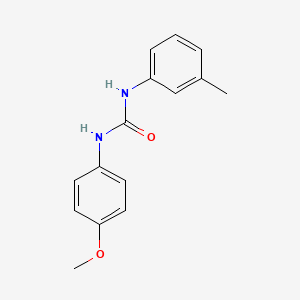 molecular formula C15H16N2O2 B5731698 N-(4-methoxyphenyl)-N'-(3-methylphenyl)urea 