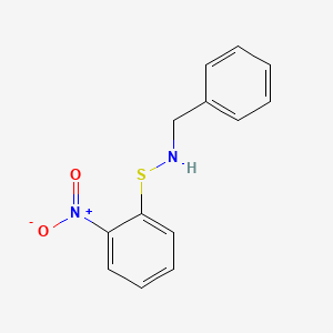 molecular formula C13H12N2O2S B5731740 1-[(benzylamino)thio]-2-nitrobenzene 