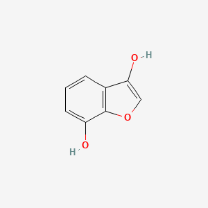 molecular formula C8H6O3 B573192 3,7-Benzofurandiol CAS No. 187481-33-0