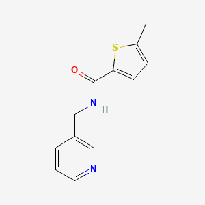 molecular formula C12H12N2OS B5731930 5-methyl-N-(3-pyridinylmethyl)-2-thiophenecarboxamide 