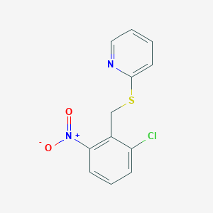 2-[(2-chloro-6-nitrobenzyl)thio]pyridine