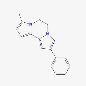 molecular formula C17H16N2 B5732175 8-methyl-2-phenyl-5,6-dihydrodipyrrolo[1,2-a:2',1'-c]pyrazine 