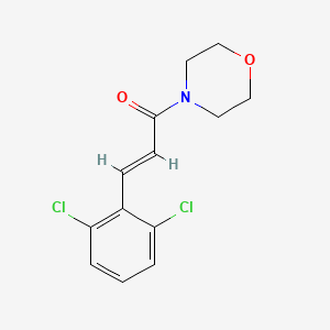 molecular formula C13H13Cl2NO2 B5732181 4-[3-(2,6-dichlorophenyl)acryloyl]morpholine 