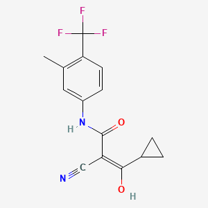 molecular formula C15H13F3N2O2 B573224 Cch-mtpp CAS No. 171197-16-3