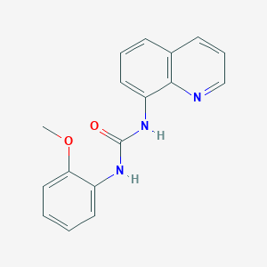 molecular formula C17H15N3O2 B5732257 N-(2-methoxyphenyl)-N'-8-quinolinylurea 