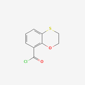 2,3-Dihydro-1,4-benzoxathiine-8-carbonyl chloride