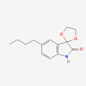 5'-butylspiro[1,3-dioxolane-2,3'-indol]-2'(1'H)-one