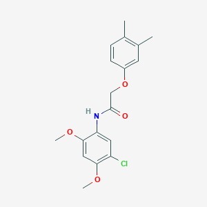 N-(5-chloro-2,4-dimethoxyphenyl)-2-(3,4-dimethylphenoxy)acetamide