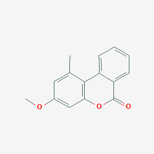 molecular formula C15H12O3 B5732646 3-甲氧基-1-甲基-6H-苯并[c]色烯-6-酮 