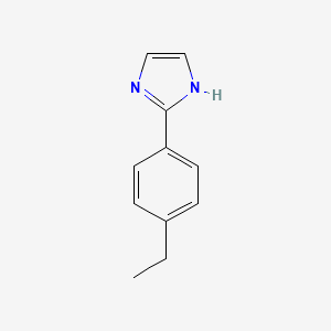 B573267 2-(4-Ethylphenyl)-1H-imidazole CAS No. 164062-69-5
