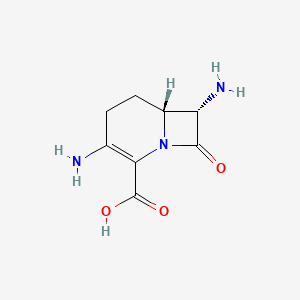 B573268 (6R,7S)-3,7-diamino-8-oxo-1-azabicyclo[4.2.0]oct-2-ene-2-carboxylic acid CAS No. 183383-81-5