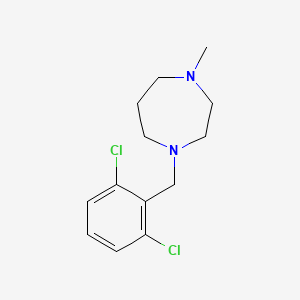molecular formula C13H18Cl2N2 B5732717 1-(2,6-dichlorobenzyl)-4-methyl-1,4-diazepane 
