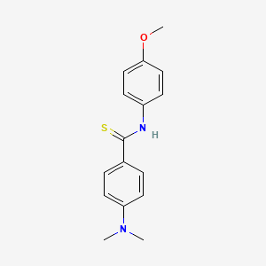 4-(dimethylamino)-N-(4-methoxyphenyl)benzenecarbothioamide